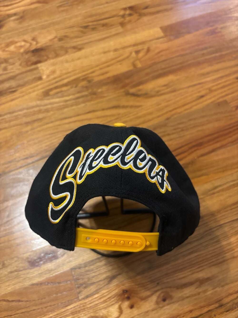47 Brand Pittsburgh Steelers Snapback Hat Black Yellow One Size